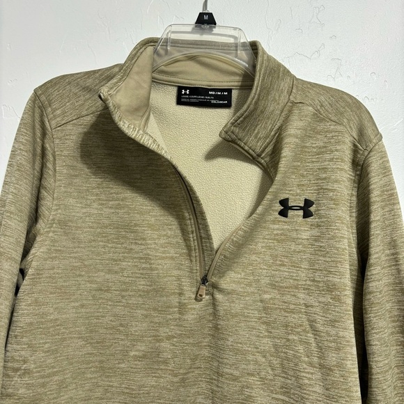 Under Armour Loose 1/4 Quarter Zip Pullover Men's Medium Sweatshirt Jacket - Picture 3 of 6